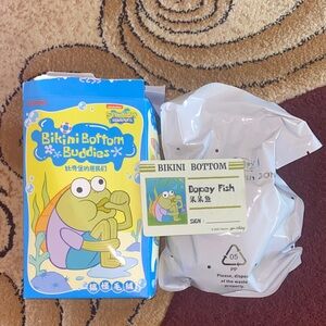 Pop Mart SpongeBob SquarePants Bikini Bottom Buddies Plush- Confirmed Dopey Fish